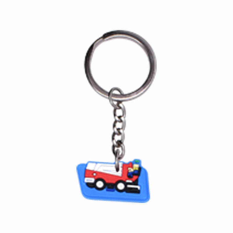 Wholesale 20pcs/pack Ice Hockey PVC Soft Cartoon Keychain